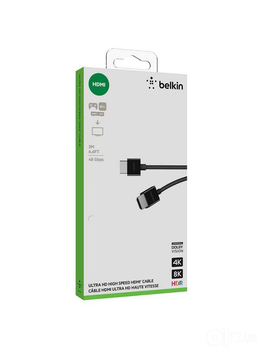 Кабель Belkin HDMI 2.1 Ultra HD 8K, 2 м