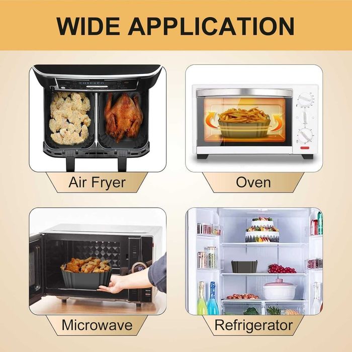 Силиконови тави за Airfryer Ninja Foodi AF300, AF400, DZ400 и други