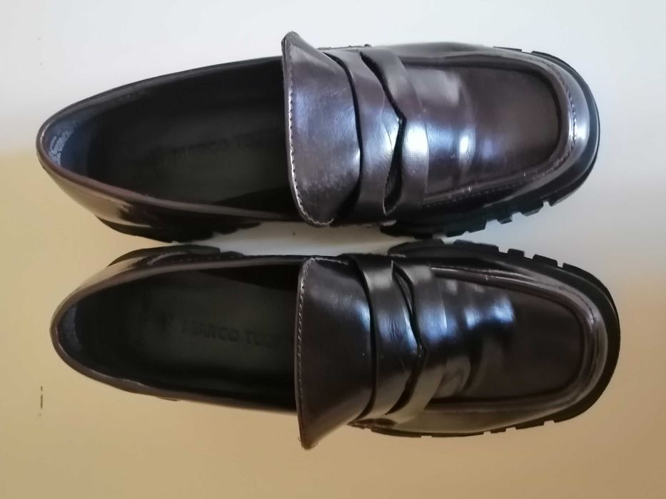 Дамски обувки Marco Tozzi бордо – размер 36, перфектно състояние