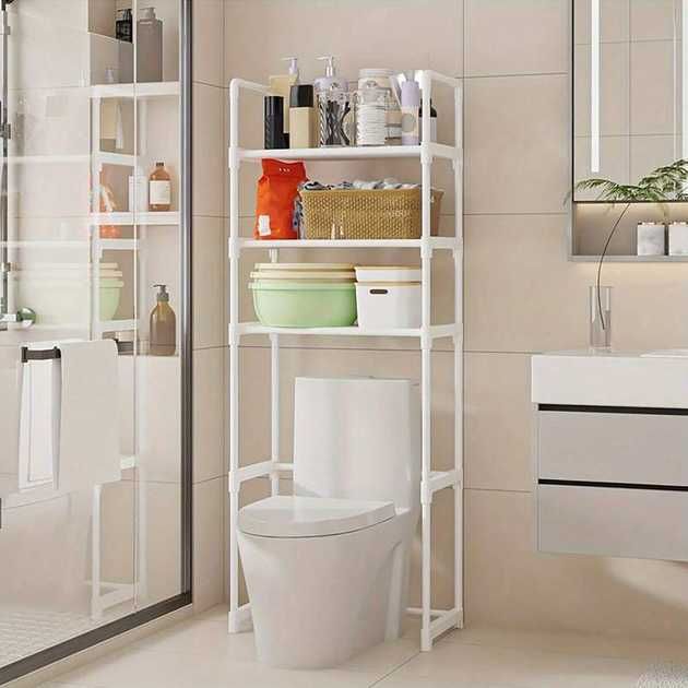 Многофункционална етажерка органайзер за пералня или тоалетна