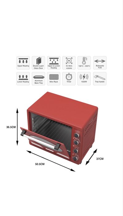 Cuptor electric TurboTronic TT-EV35R