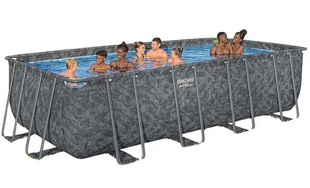 НОВ Луксозен басейн BESTWAY 5.49м-2.74м-1.32м. Гаранция 2 години