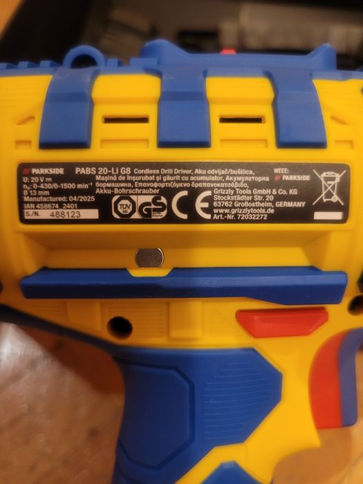 Винтоверт Parkside PABS 20-LI G8