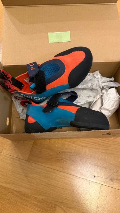 Espadrile escalada copii Red Chili Puzzle B Ware - Neon Coral, 32