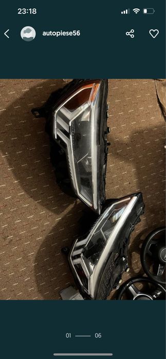 Far faruri stanga dreapta full led Audi Q3 F3 2019-2022 dezmembrari