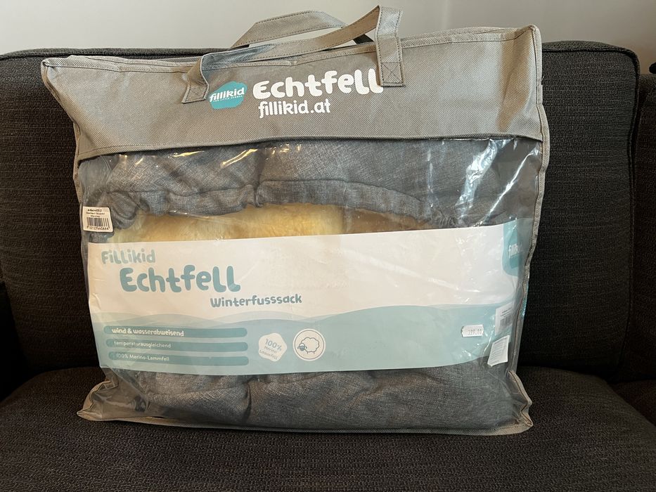 Зимно чувалче за детска количка с овча кожа Fillikid Tacama