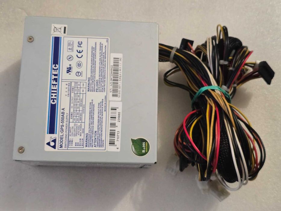 Sursă PC Chieftec GPS-550AB A 550W ATX, 2x 6-Pin PCIe, 120mm