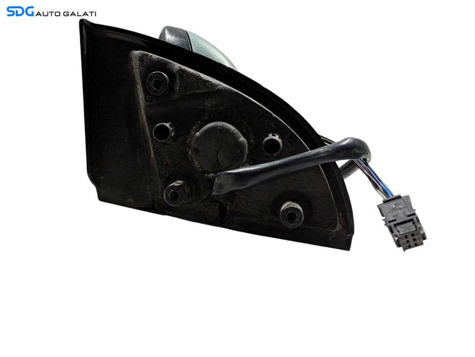 Oglinda Stanga Electrica cu Rabatare Pliere Manuala Peugeot 307 2001 - 2008 Culoare Albastru Deschis [LR0773]