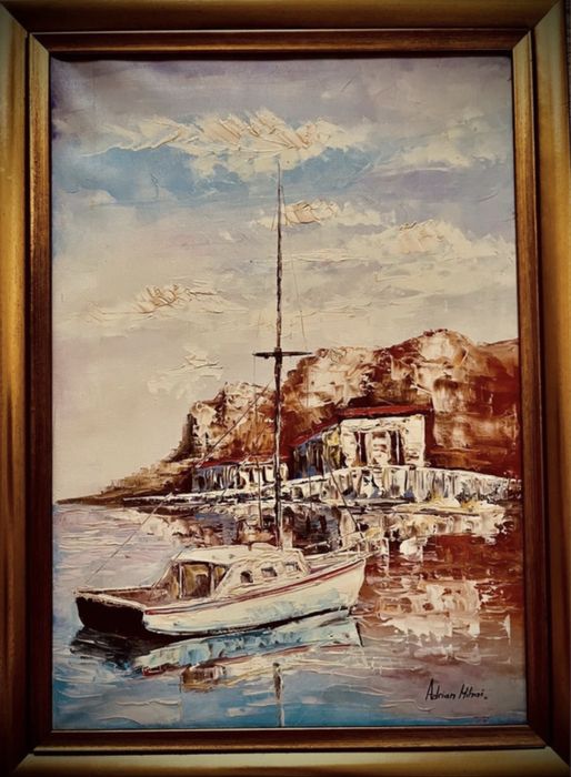 Tablou semnat - ulei pe panza