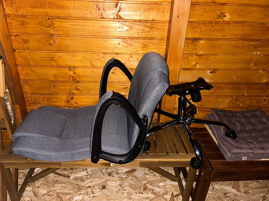 Scaun ergonomic de birou gri Aosom