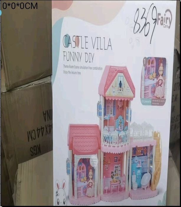 Игровой набор «Кукольный домик» с мебелью и персонажами, 7007 / 93 х 7