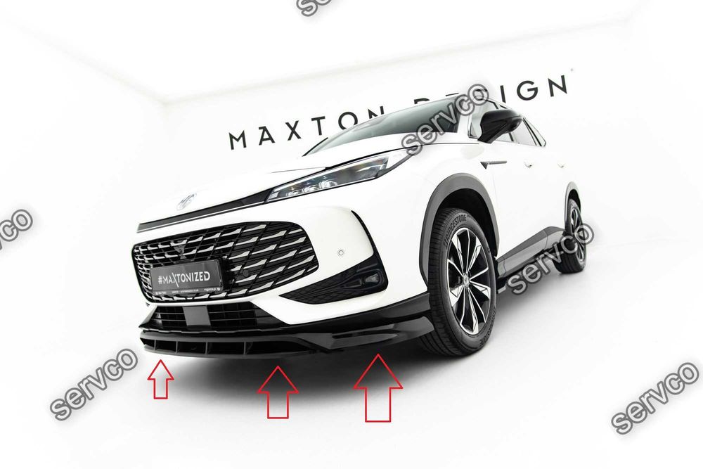Prelungire splitter bara fata MG HS Mk2 2024- v1 - Maxton Design