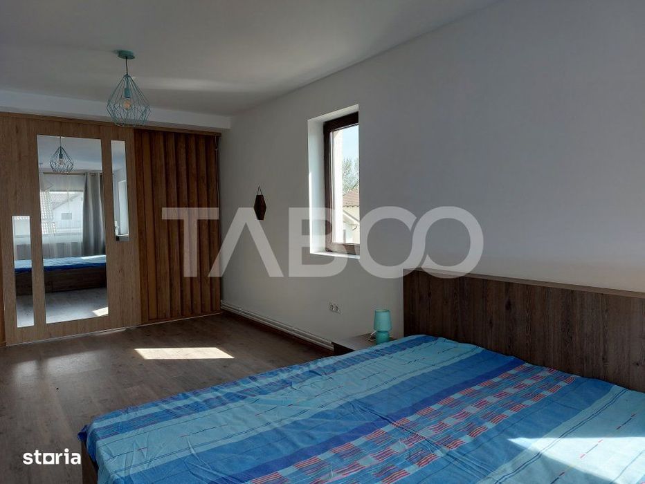 Casa de inchiriat cu 5 camere si 780 mp gradina langa padure in Sibiu