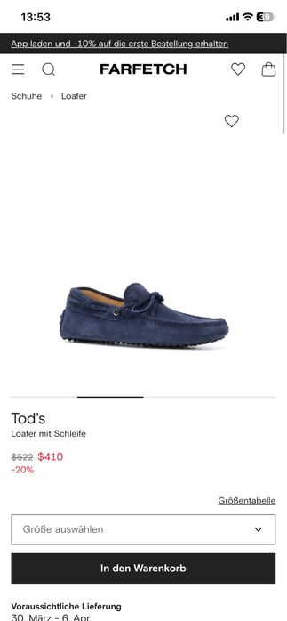 Pantofi Tod’s marimea 8 (42)