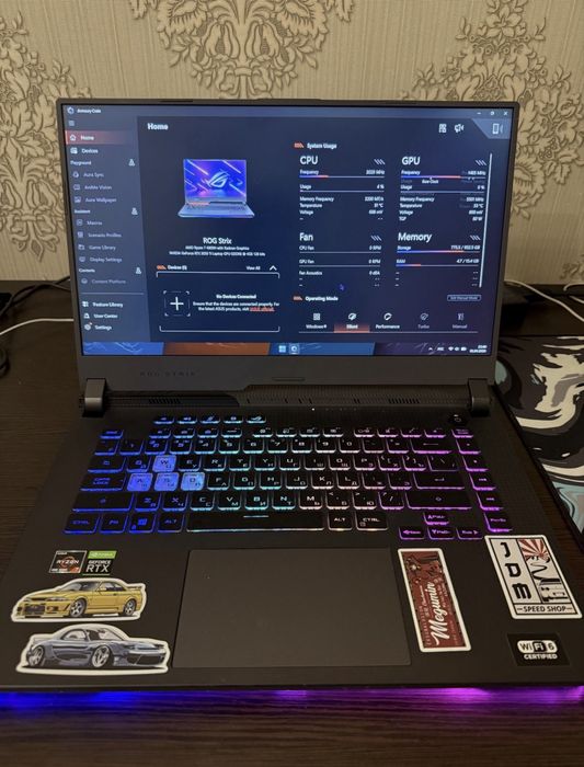 Игравой ноутбук Asus rog strix  брендовый