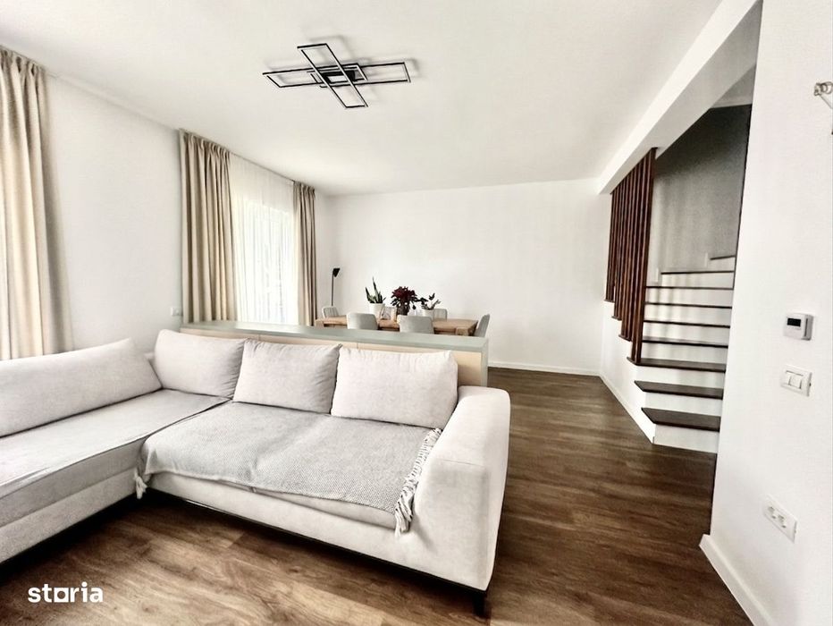 Duplex mobilat si utilat cu 4 camere si 101 mp utili - Giroc