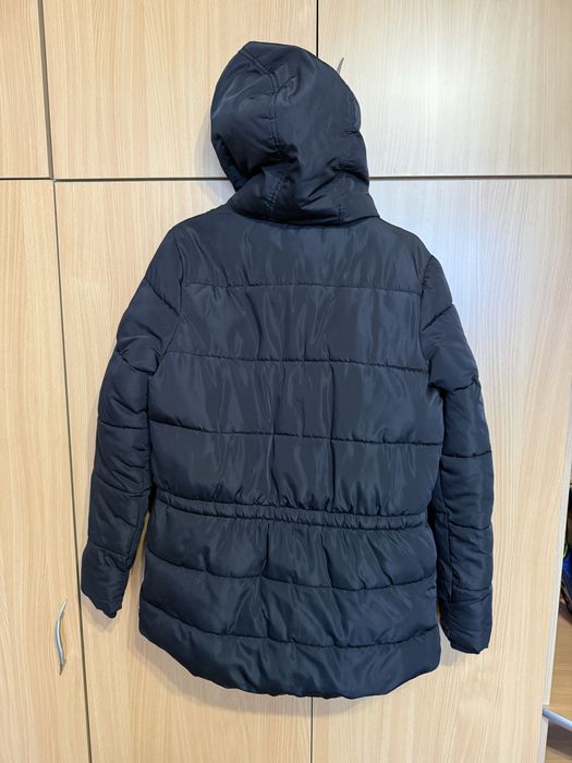 Geacă de iarnă neagră Strong Amazing Girl, mărimea 170 (S/M)