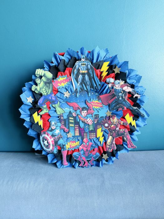 Пинята супергерои Спайдермен  Хълк Капитан Америка Тор