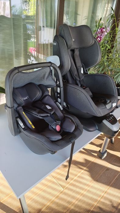 Scaun copiii Recaro Salina Elite cu scoica și cărucior Recaro