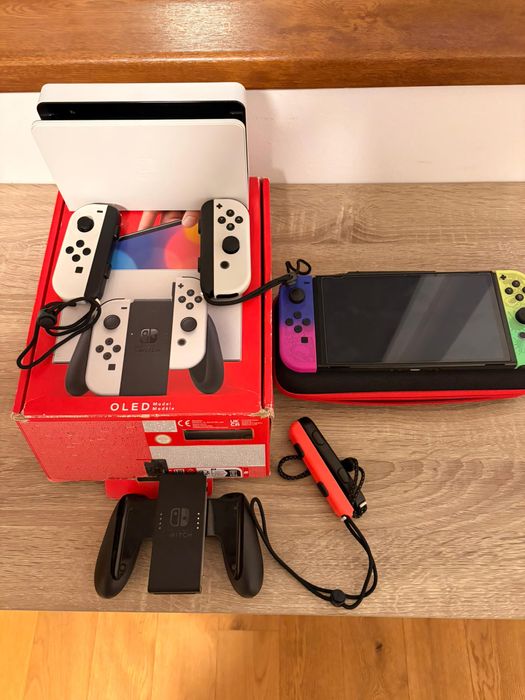 Nintendo Switch Oled jocuri cumpărate și incluse
