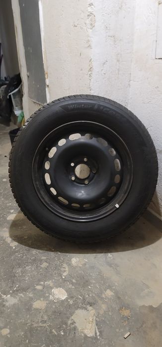 Set 4 Jante otel R16" Originale Citroen C5 / Peugeot 508 /407/ 607, 5x108 + 4 anvelope iarna forte bune