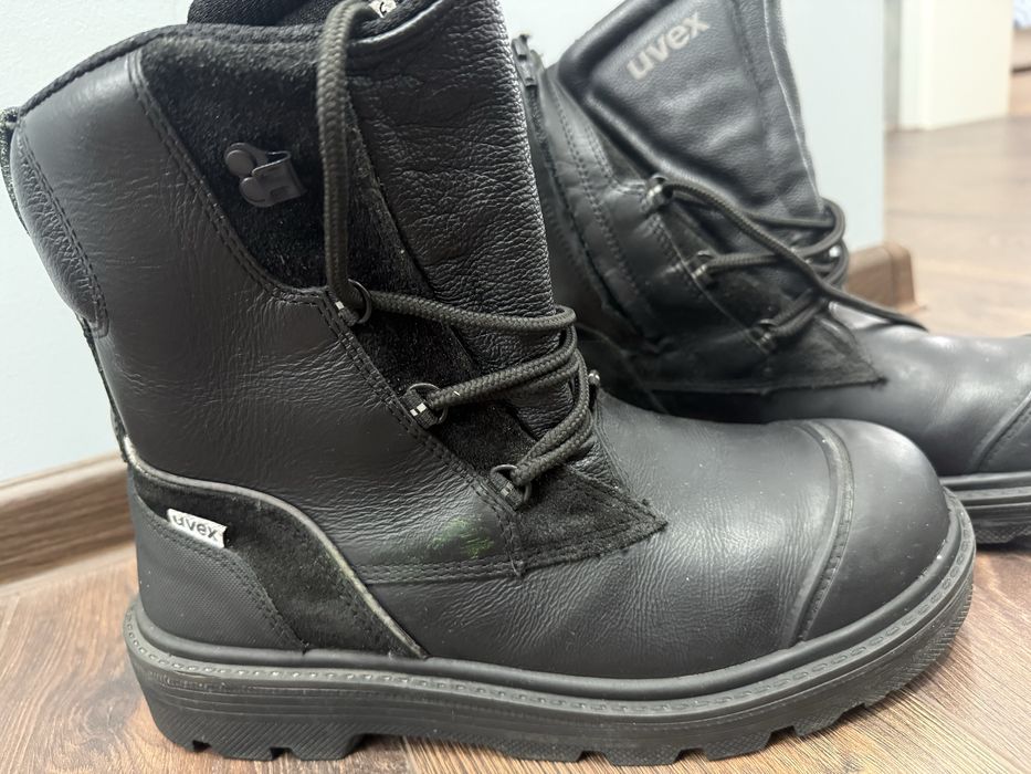 Високи кожени работни обувки Uvex 43