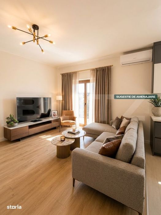 Apartament 2 camere, 46.90 mp, complet utilat si mobilat, zona Braytim — fotografia 1