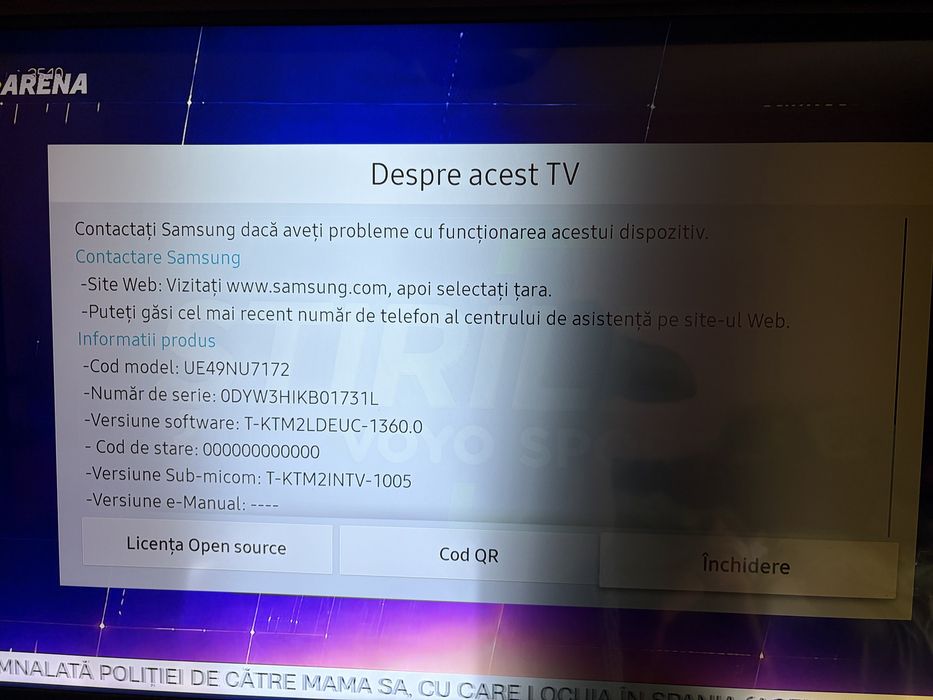 Vand  Tv Smart Samsung