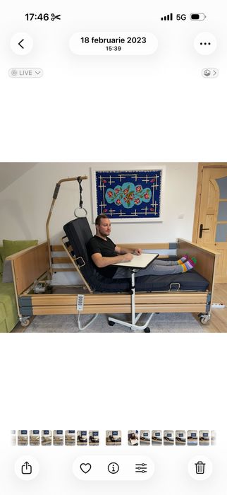 Închiriere pat de spital electric
