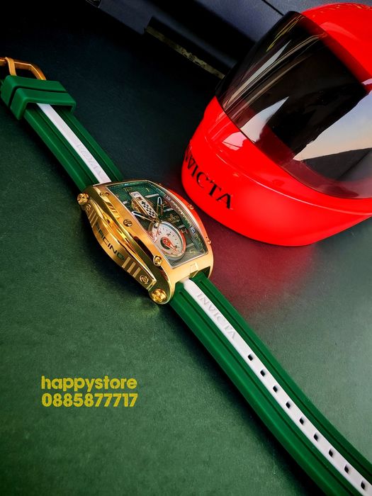 INVICTA Racing Monza Gold/Green, Инвикта нов ръчен часовник
