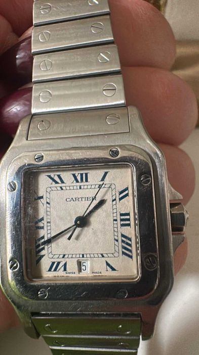 Ceas de mână Cartier Santos Galbée,