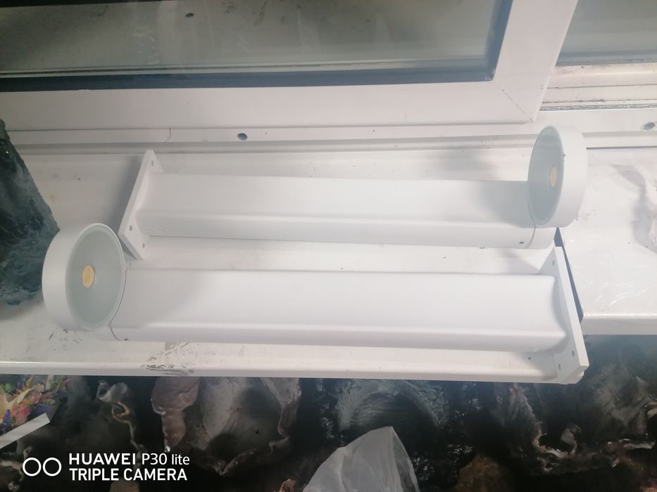 Pereche, 2 buc. lampi led SOVIL noi, aluminiu, led inclus;de alee