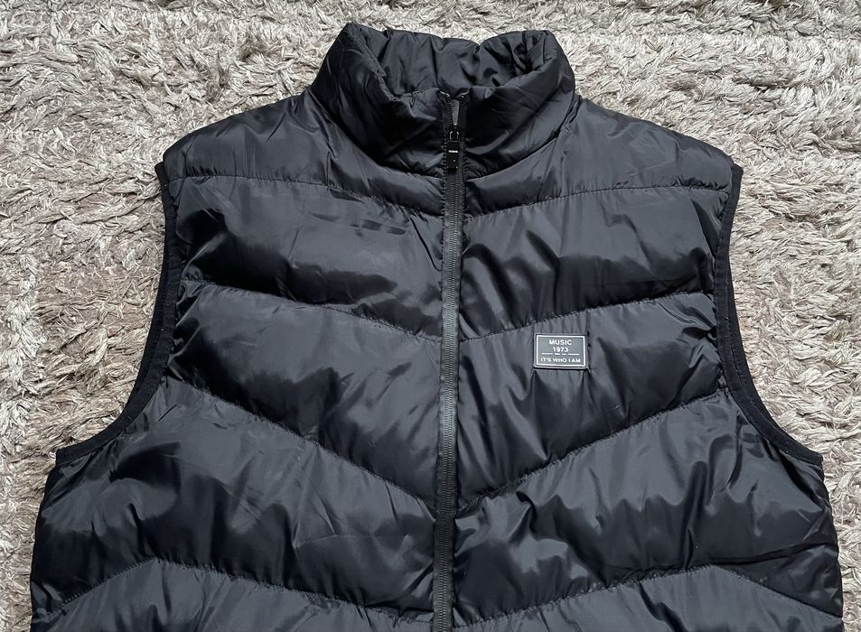 Vesta puffer Qsv L negru