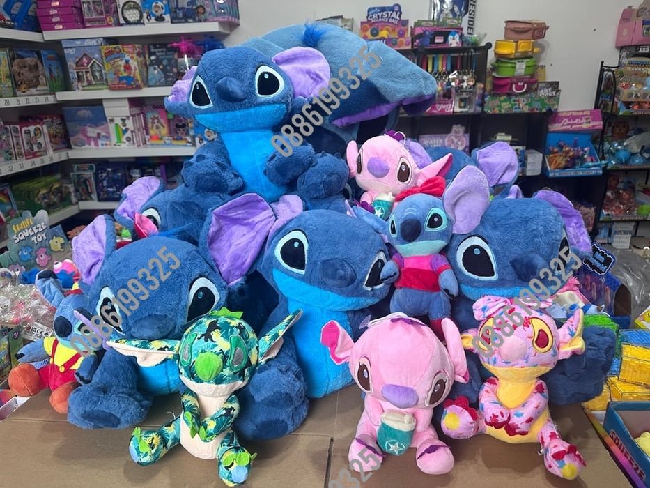 Голяма плюшена играчка Стич, 20-100cm, Голям плюшен Стич Stitch