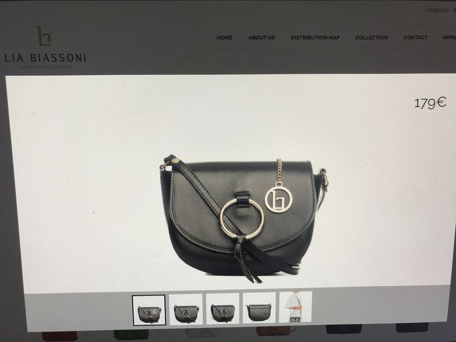 Дамска чанта от естествена кожа Lia Biassoni