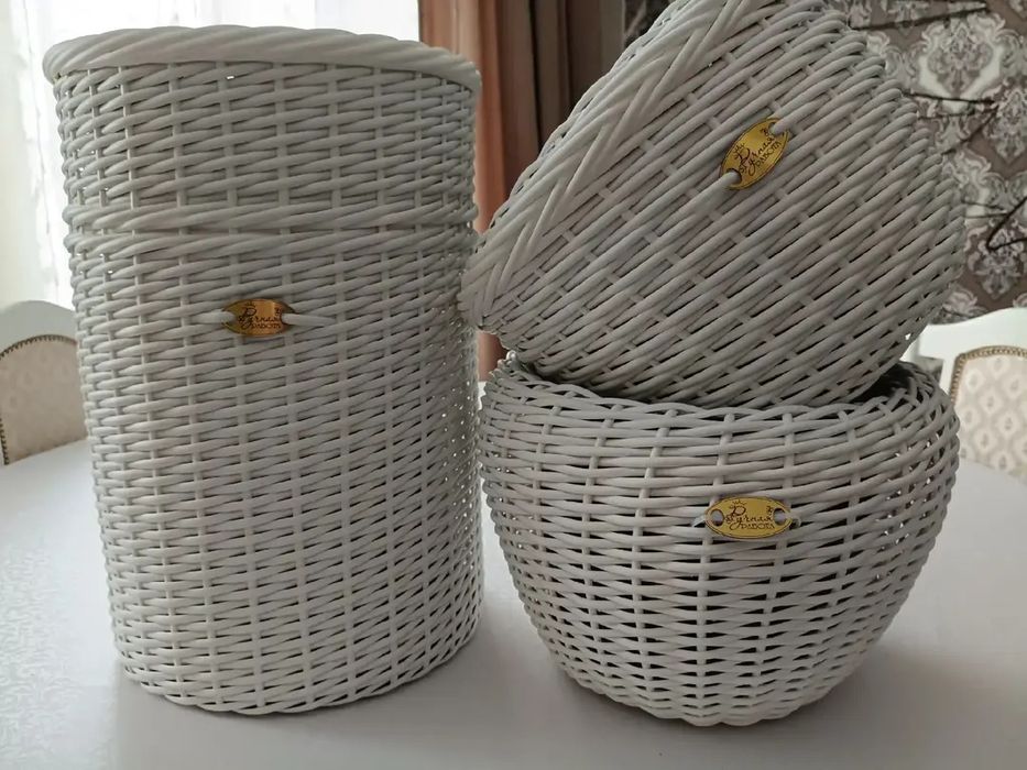 Кашпо из ротанга