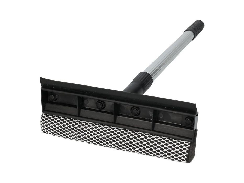 Racleta spalat geamuri auto Protecton, telescopica 40-70 cm, cu burete pentru insecte si lamela cauciucata, latime 20 cm