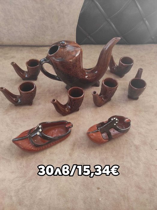 Керамичен сервиз с 5 чаши