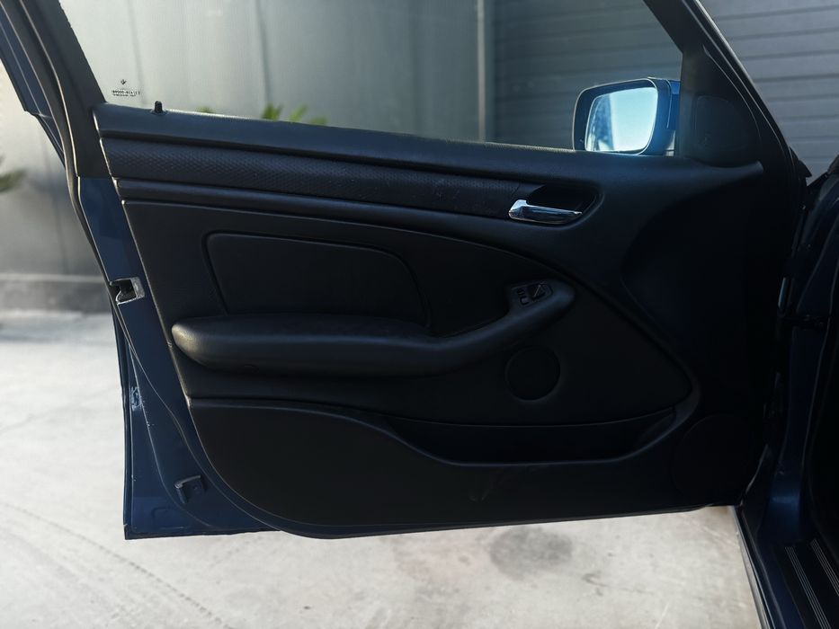 Перфектни черни кожени кори за бмв bmw Е46 седан/комби