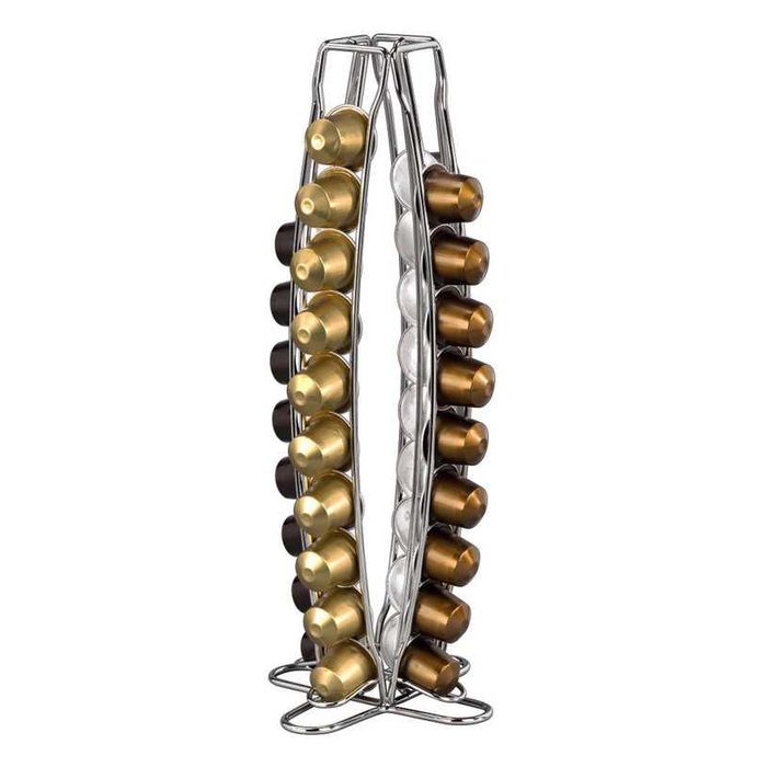 Стойка за кафе капсули Mercado Trade, За NESPRESSO, 40бр., Сив