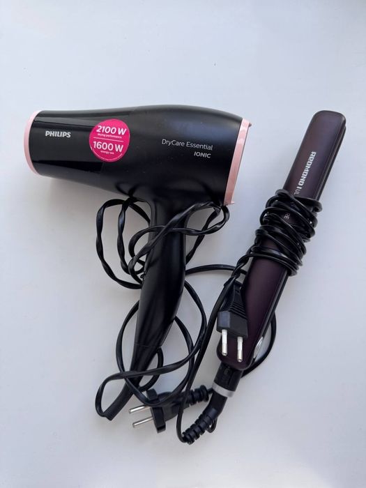 Фен с диффузором Rowenta в подарок Выпрямитель и фен