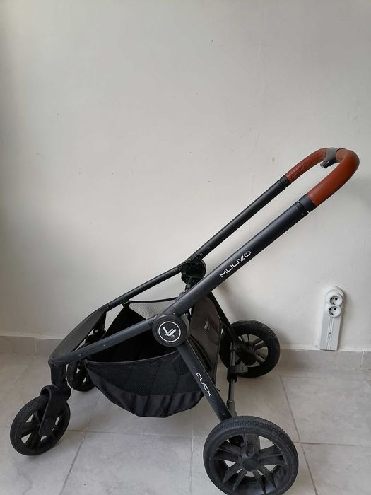 Бебешка количка MUUVO с UV защита 50+, летен и зимен кош + 2 ПОДАРЪКА