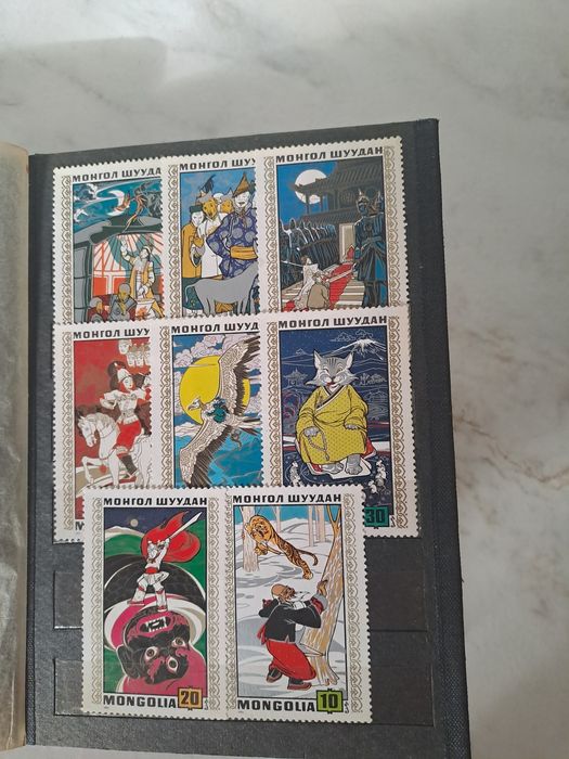 Album Timbre-1930-'68-Diferite Țări Brazilia, Chile, England etc.