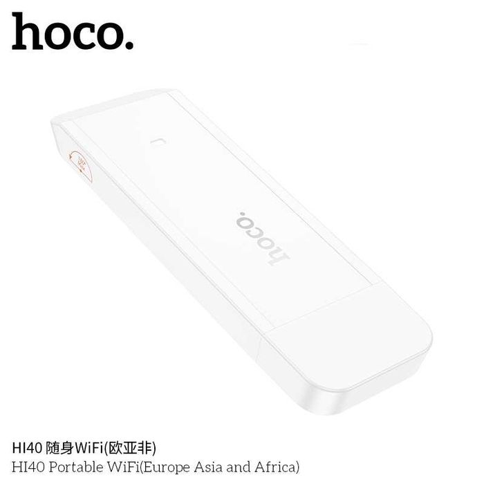 Hoco HI40 Переносной Wi-Fi 6 роутер Чипсет ZTE Micro-SIM 4G (150 Мбит)