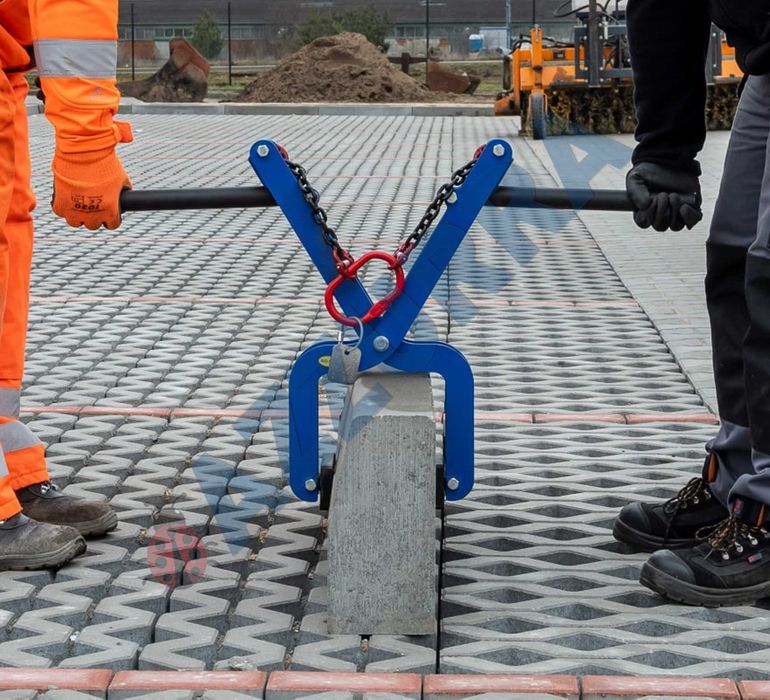 CLESTE ridicare dale si pavaj ridicare cu utilaj  150kg CLESTE GARDURI
