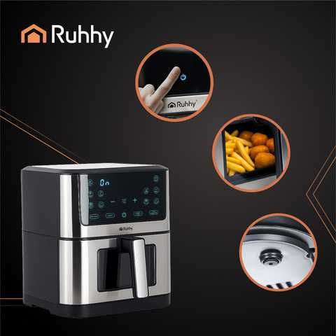 Фритюрник с горещ въздух Air Fryer Ruhhy 25512, 8л, 10 програми