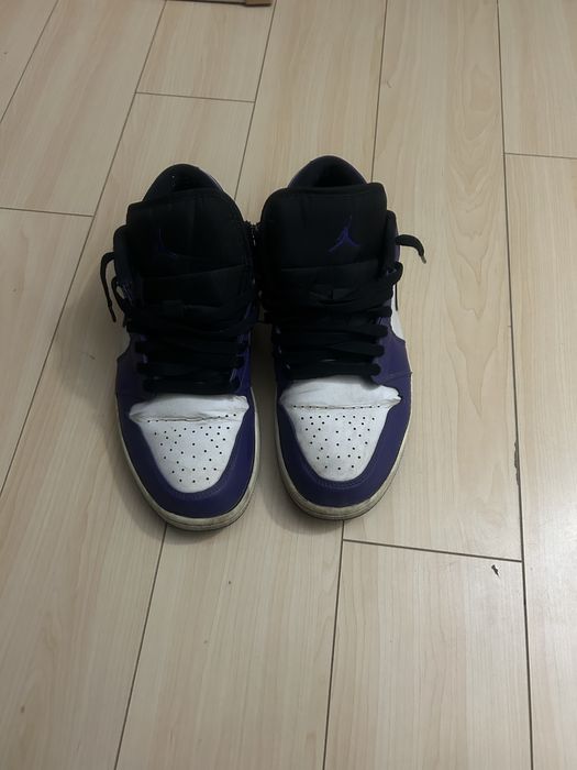 Nike Jordan 1 Low Court Purple White