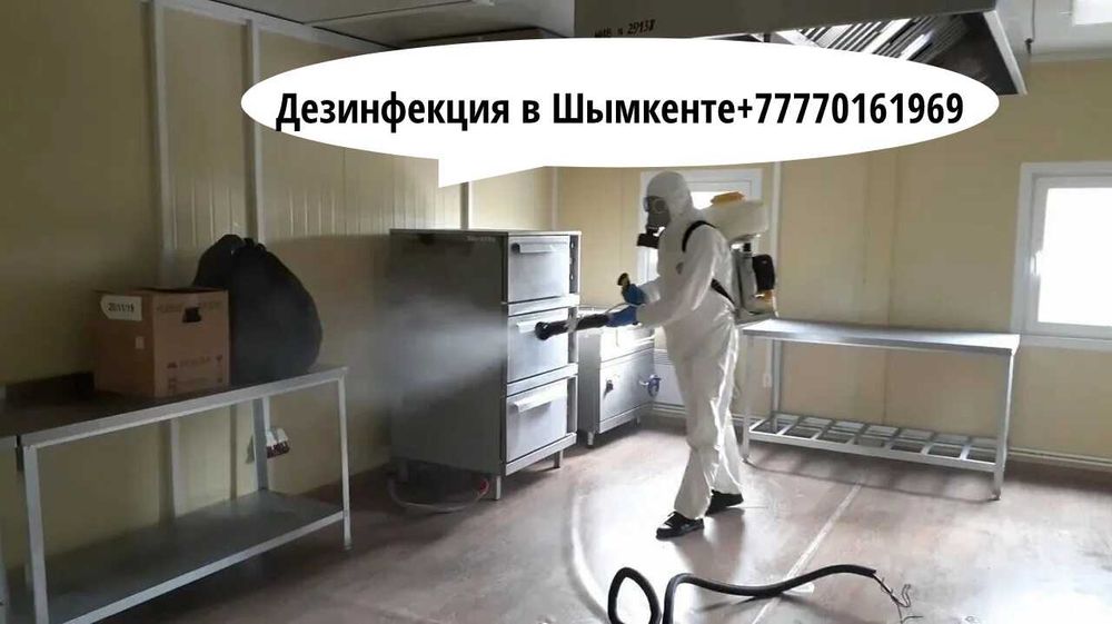 Дезинфекция жұмыстары Шымкент