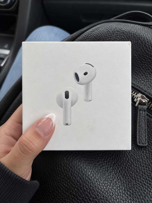 Airpods 4 с шумопотискане, отговаряне с кимване, касова бележка и гаранция, аирподс 4