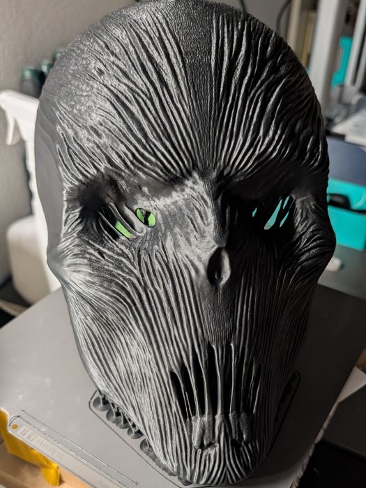 Death face mask 3d